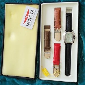 Invicta Lupah Collection Men's Large Watch & Band Set Model 4392 Bold By Nature